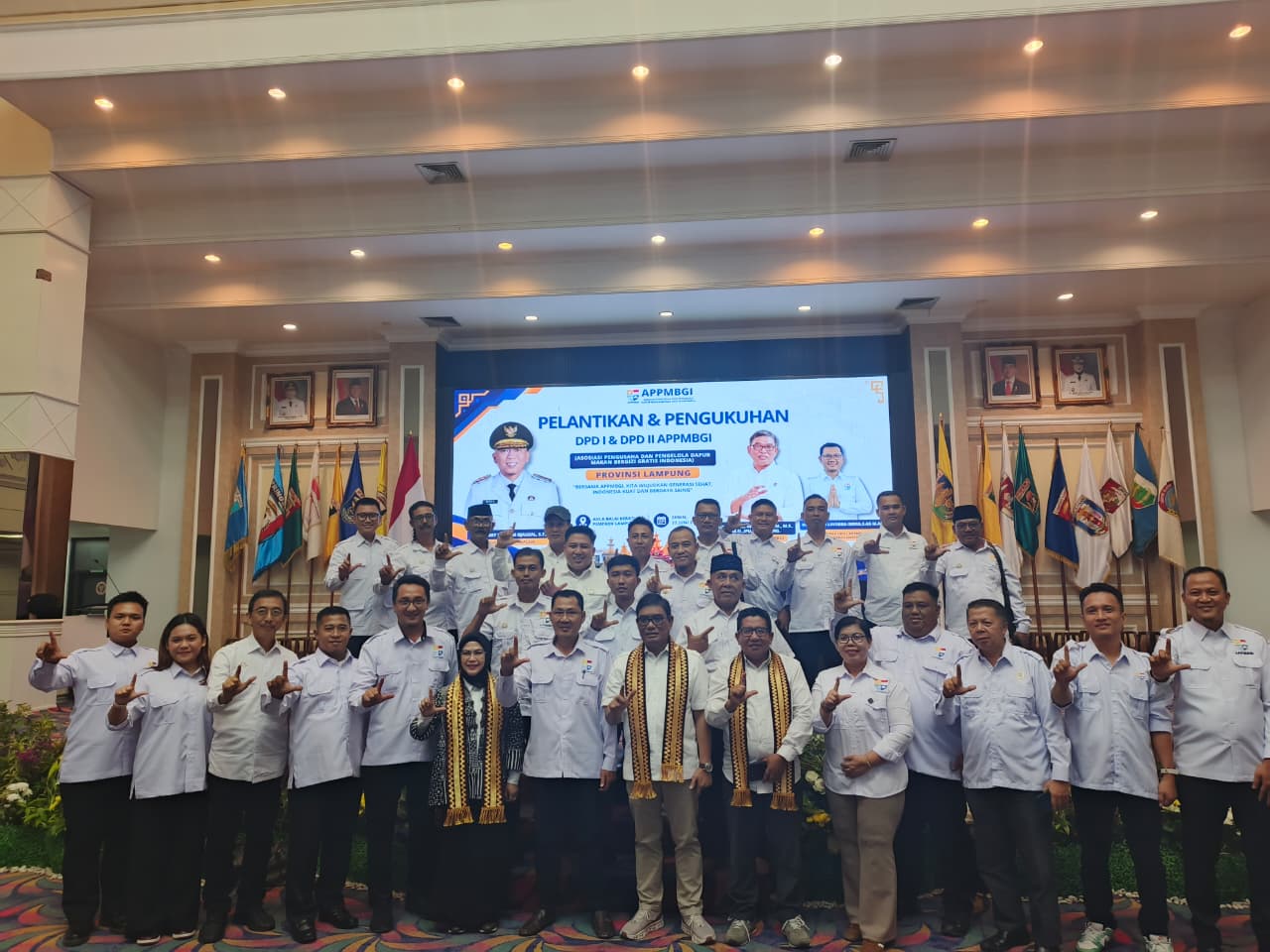 Pengukuhan APPMBGI Lampung Perkuat Ekosistem MBG dan Kemitraan Daerah